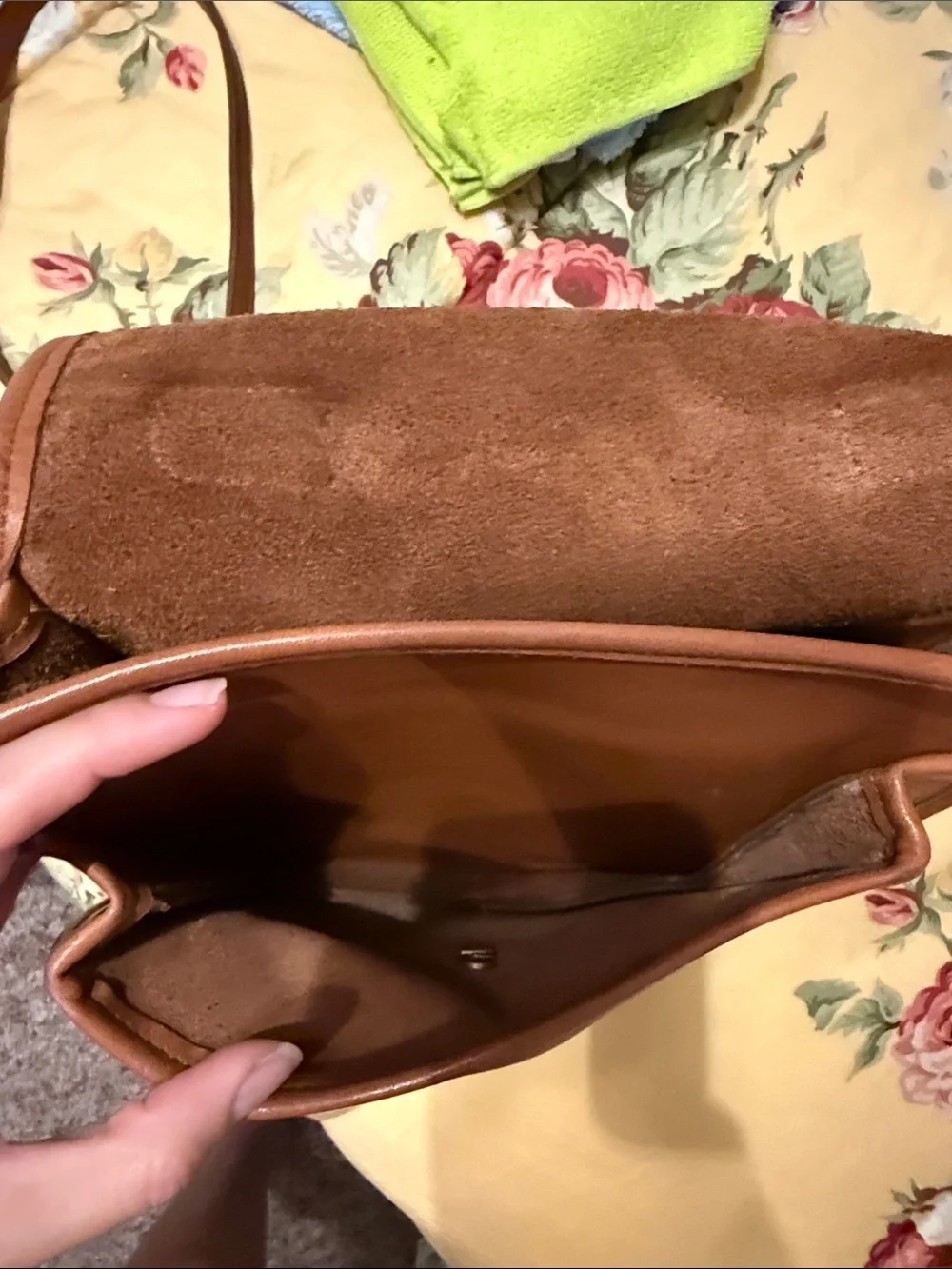 Vintage coach Brown Leather Crossbody Bag